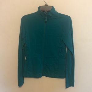 Teal athletic jacket
